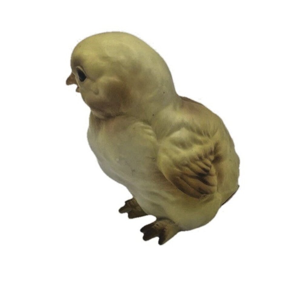 Vintage Lefton Ceramic Chick Yellow Japan Easter Spring Retro Figurine Decor - Picture 2 of 13